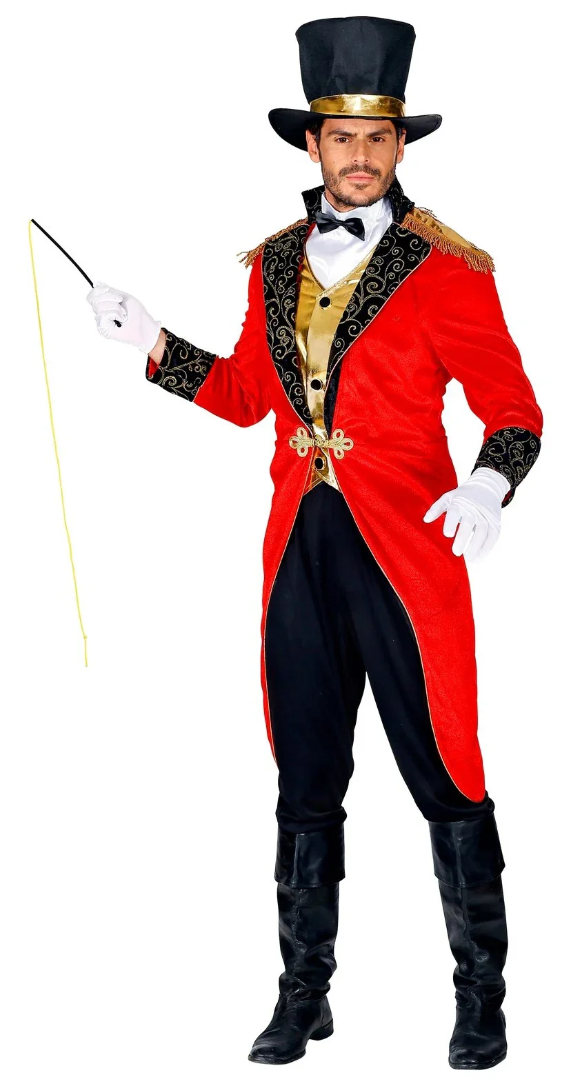Disfraz de Domador con Frac Rojo para Hombre - Image 4