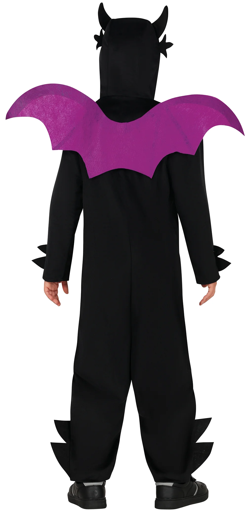Disfraz de Dragón Negro y Morado para Niño - Image 2
