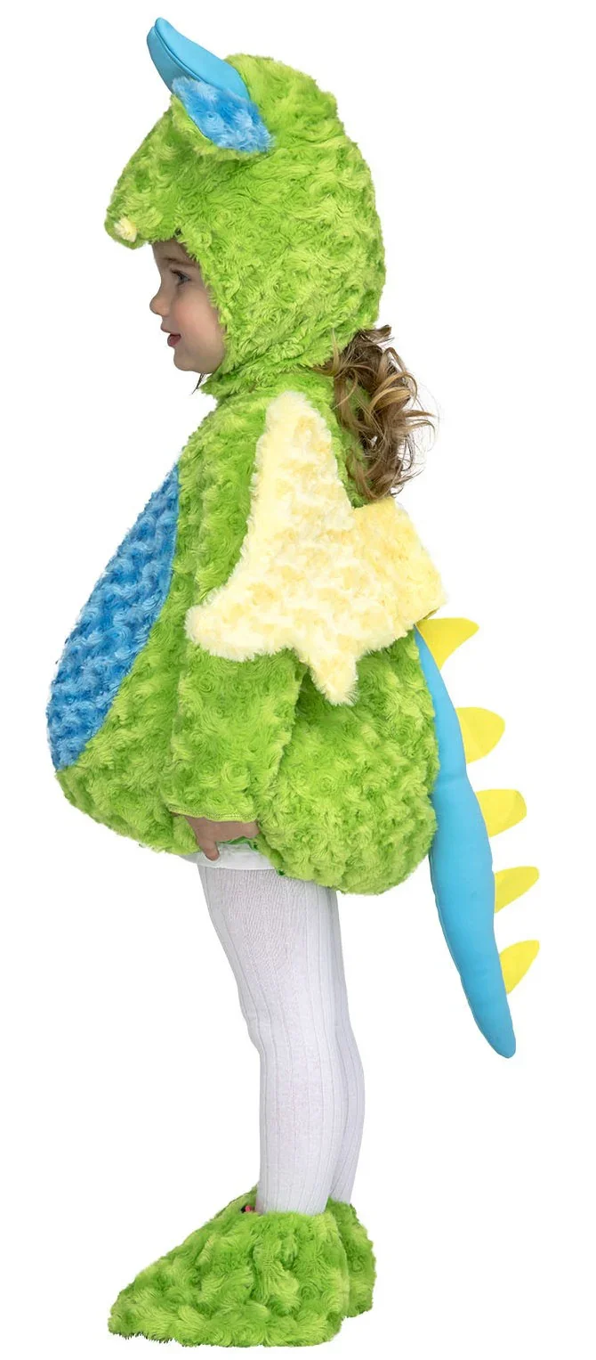 Disfraz de Dragón Verde de Peluche Infantil - Image 2
