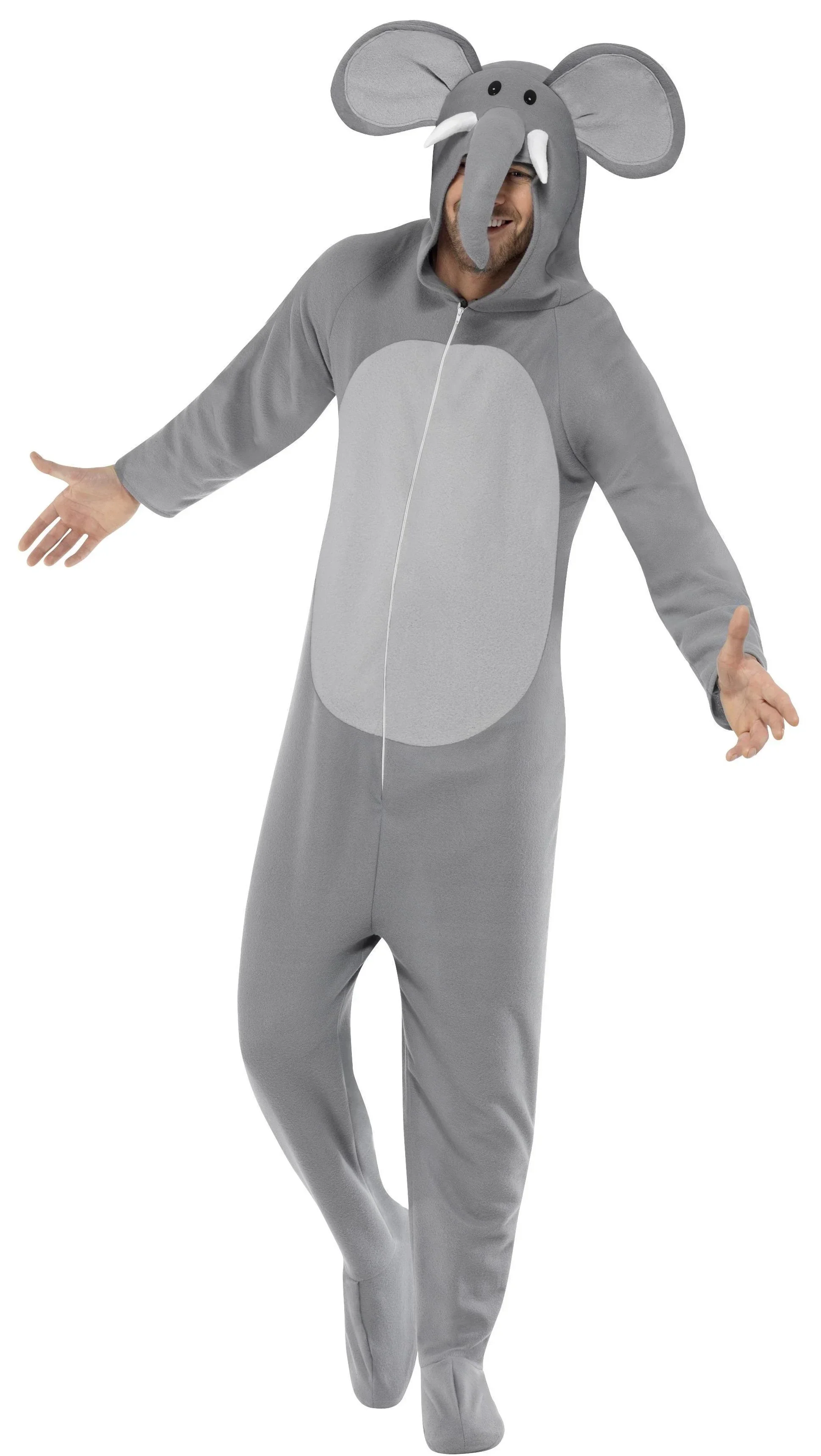 Disfraz de Elefante Gris para Adulto - Image 2