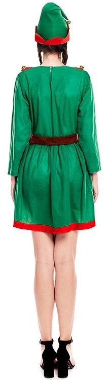 Disfraz de Elfa de Navidad Traviesa para Mujer - Image 2
