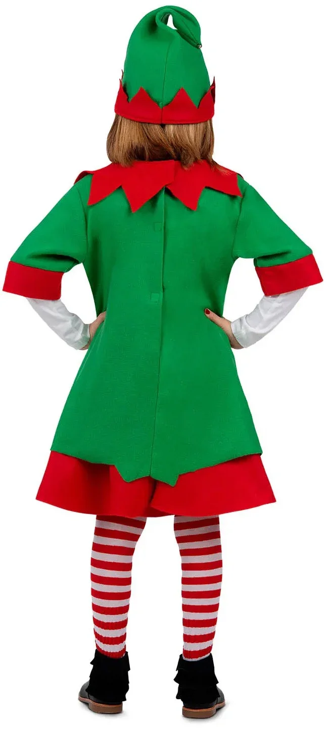 Disfraz de Elfa de Papá Noel para Niña - Image 2