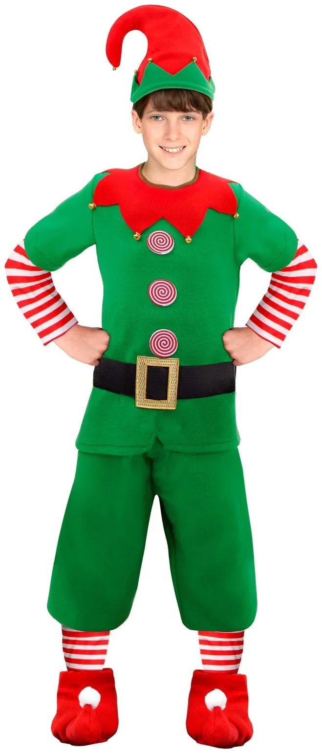 Disfraz de Elfo Ayudante de Santa Claus para Niño - Image 2