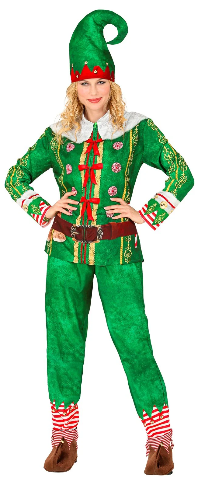 Disfraz de Elfo de Navidad para Adulto - Image 2