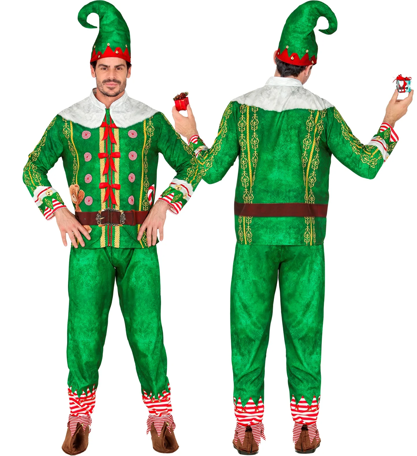 Disfraz de Elfo de Navidad para Adulto - Image 4