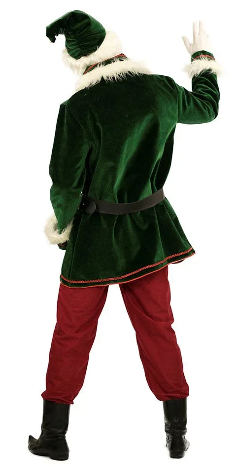 Disfraz de Elfo de Navidad Premium para Hombre - Image 2