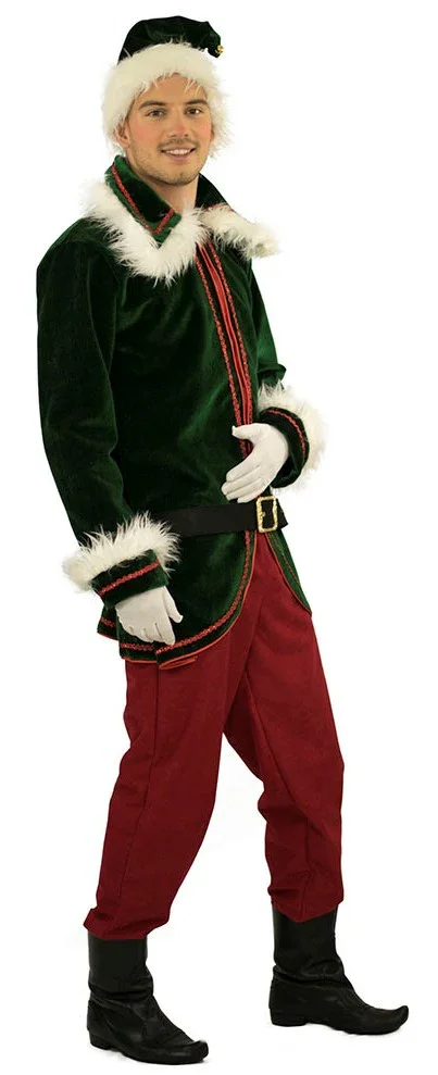 Disfraz de Elfo de Navidad Premium para Hombre - Image 4