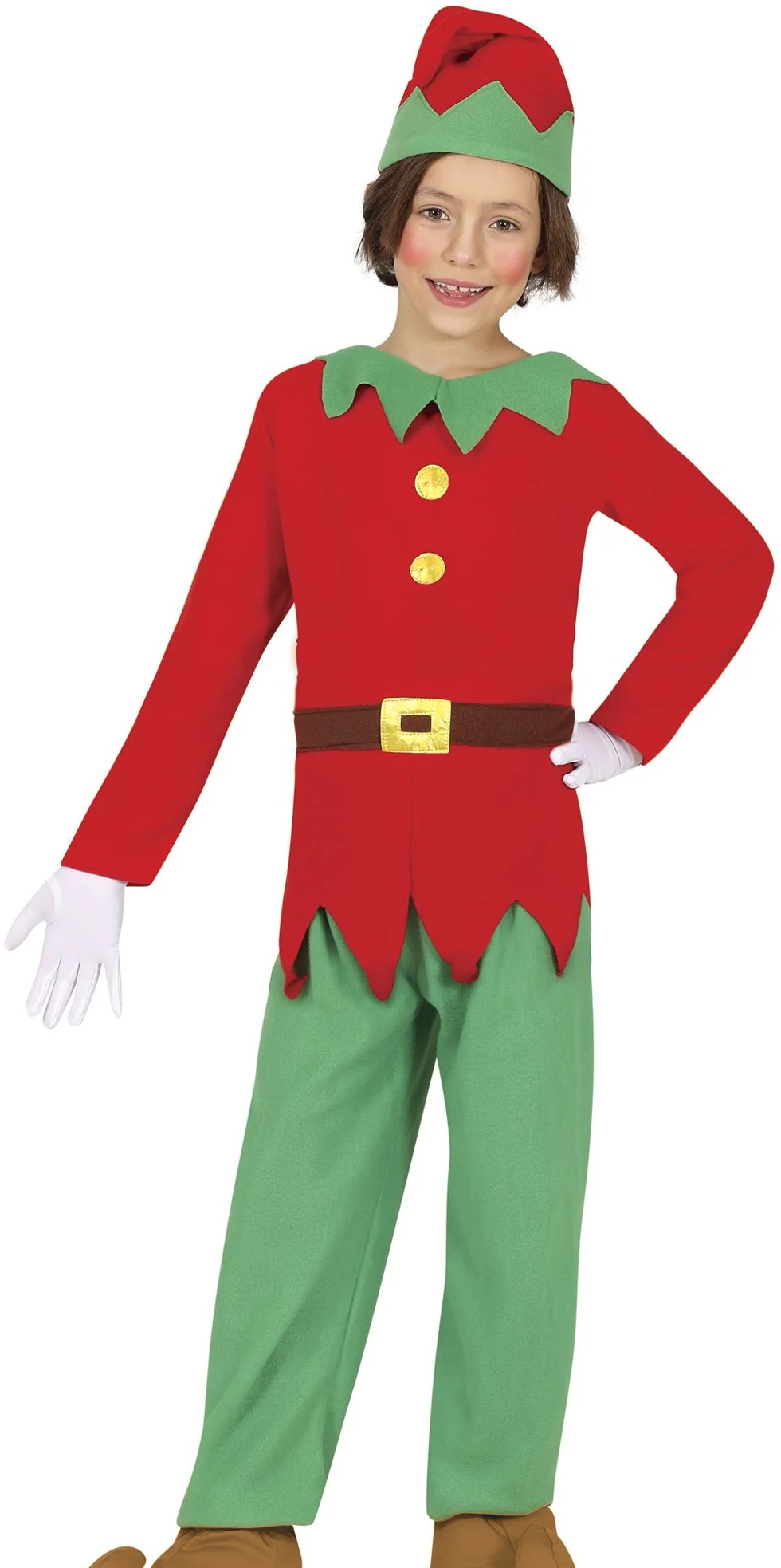 Disfraz de Elfo Navideño para Niño