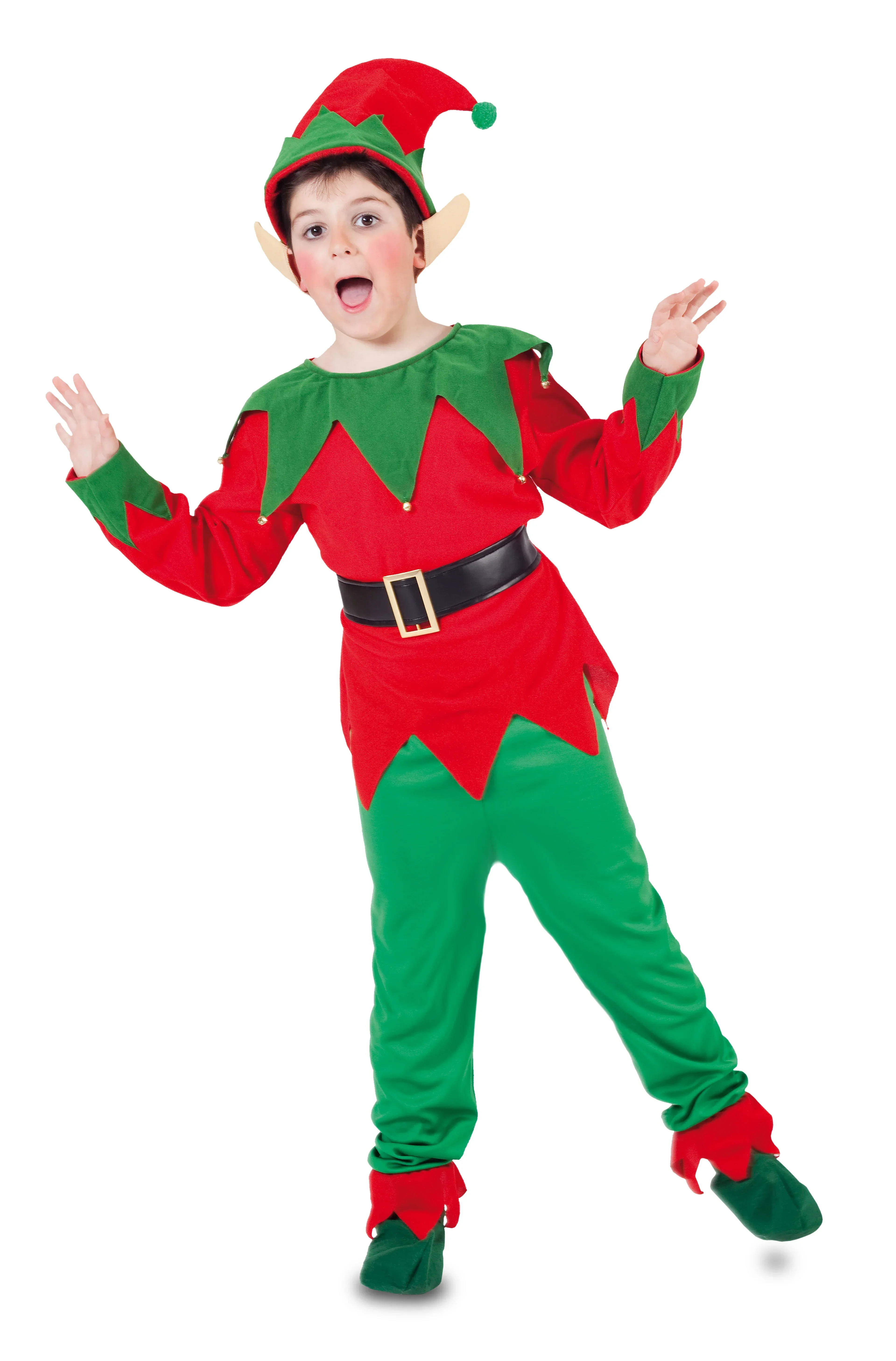 Disfraz de Elfo Navideño con Orejas para Niño - Image 2
