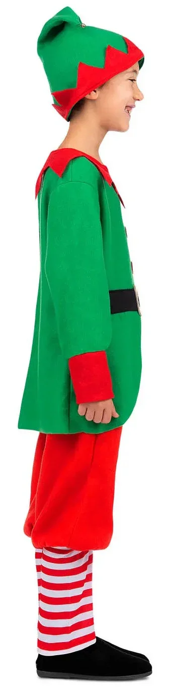 Disfraz de Elfo de Papá Noel para Niños - Image 2