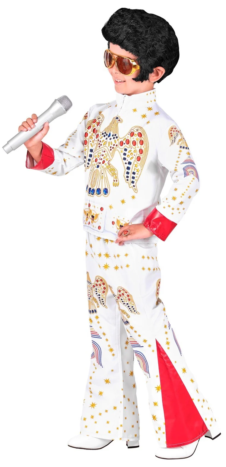 Disfraz de Elvis Presley Blanco para Niño - Image 5