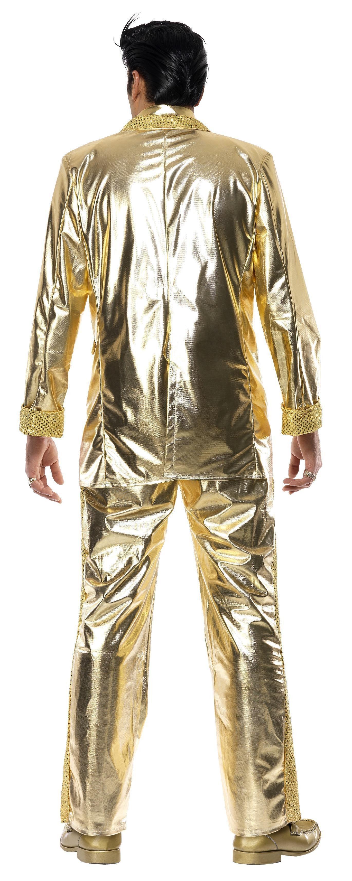 Disfraz de Elvis Presley Dorado para Hombre - Image 2