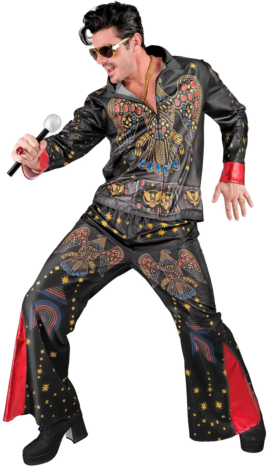 Disfraz de Elvis Presley Negro para Hombre