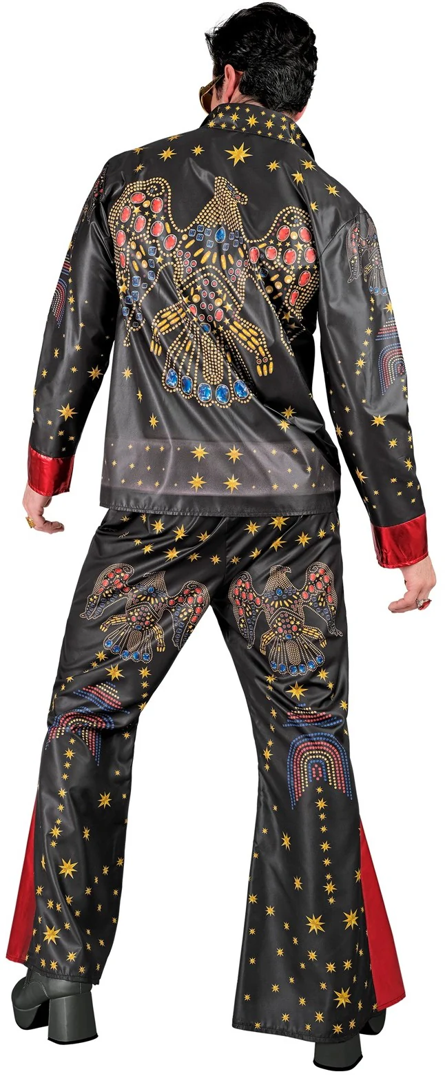 Disfraz de Elvis Presley Negro para Hombre - Image 2