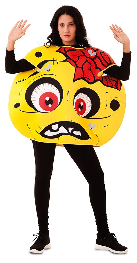 Disfraz de Emoticono Zombie para Adulto - Image 2