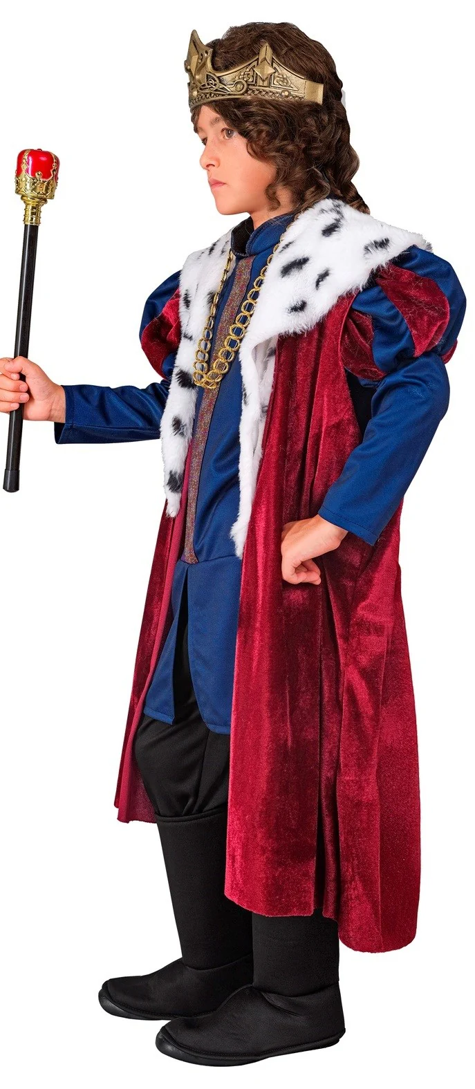 Disfraz de Emperador Medieval para Niño - Image 3