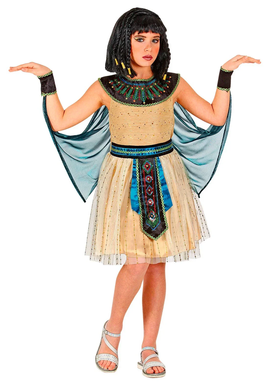 Disfraz de Emperatriz Egipcia Elegante para Niña - Image 3