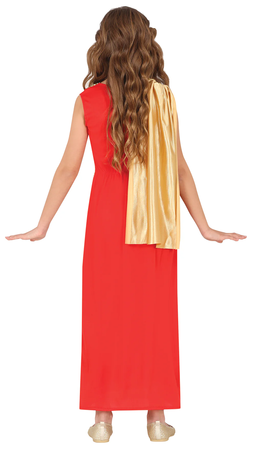 Disfraz de Emperatriz Romana Rojo para Niña - Image 2