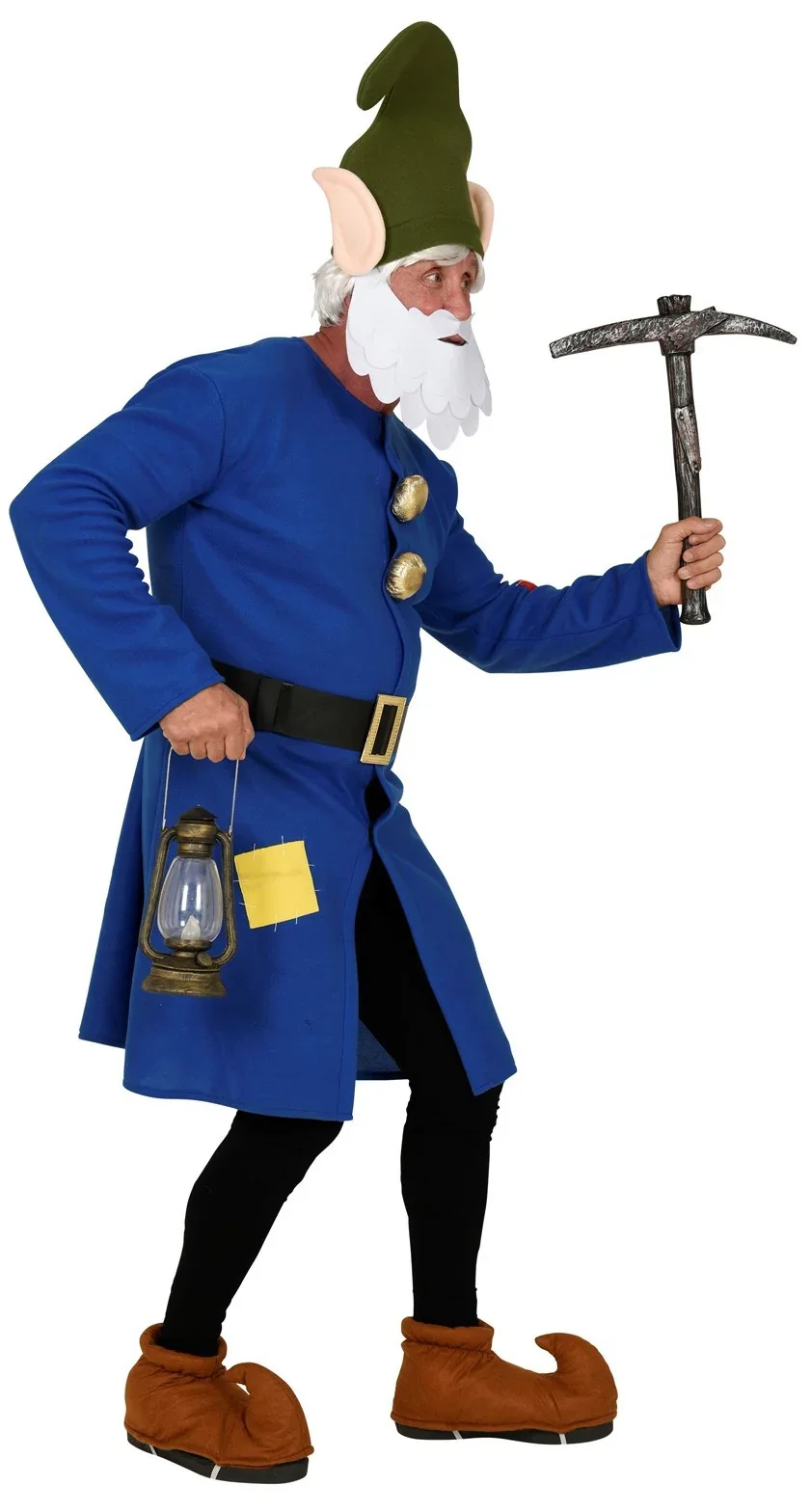 Disfraz de Enanito de Blancanieves Azul para Adulto - Image 3