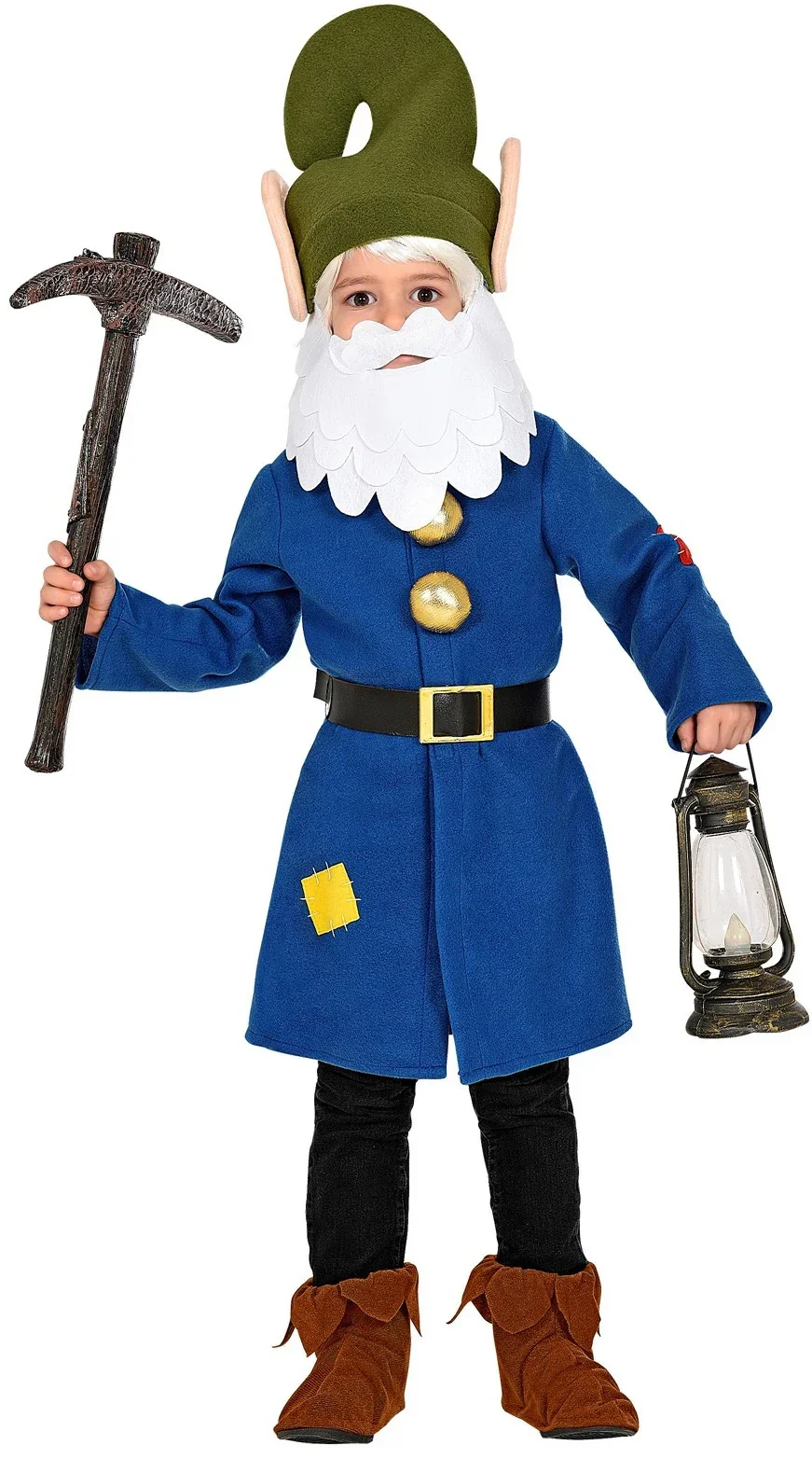 Disfraz de Enanito de Blancanieves Azul para Niño - Image 2