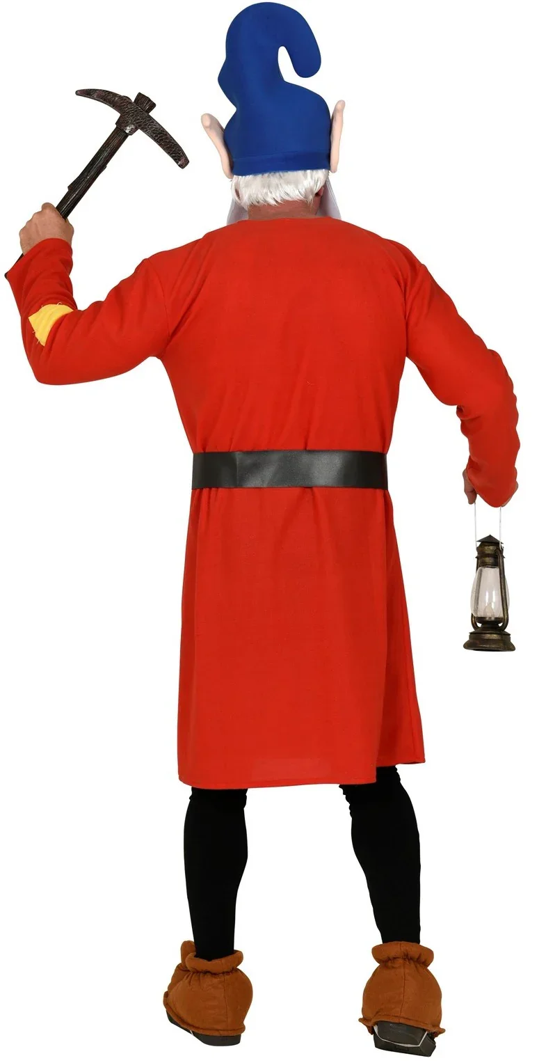 Disfraz de Enanito de Blancanieves Rojo para Adulto - Image 2