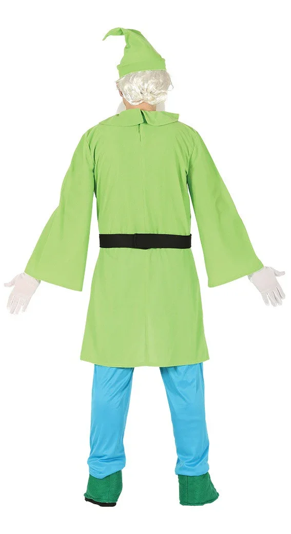 Disfraz de Enanito Verde Paticorto para Adulto - Image 2