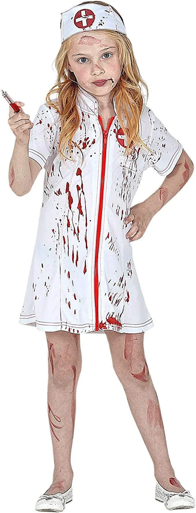 Disfraz de Enfermera Zombie para Niña - Image 2