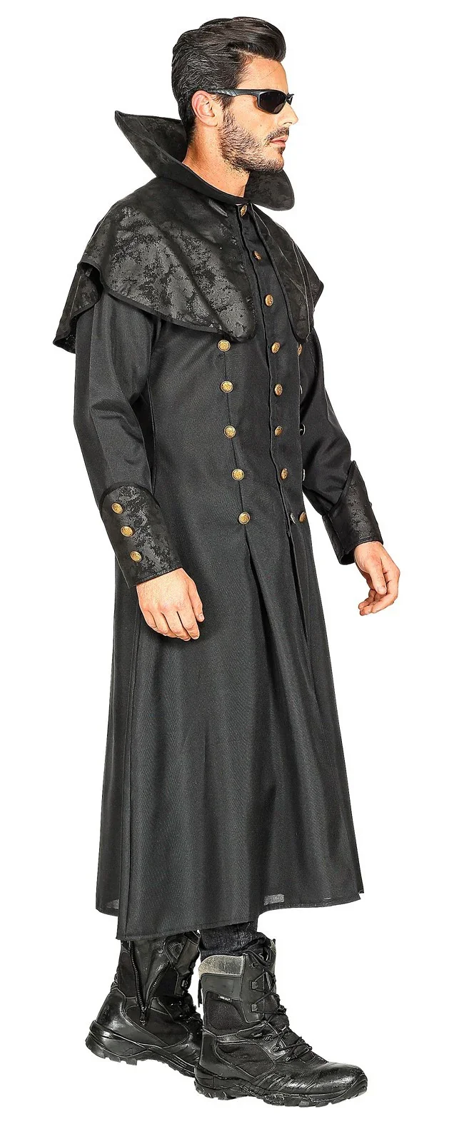 Disfraz de Enterrador con Abrigo Largo para Hombre - Image 4
