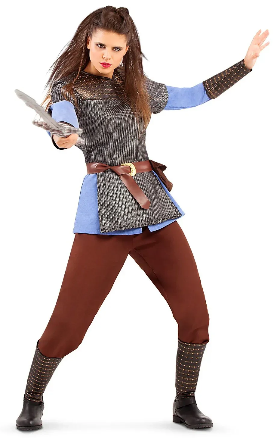 Disfraz de Escudera Vikinga Lagertha para Mujer - Image 3