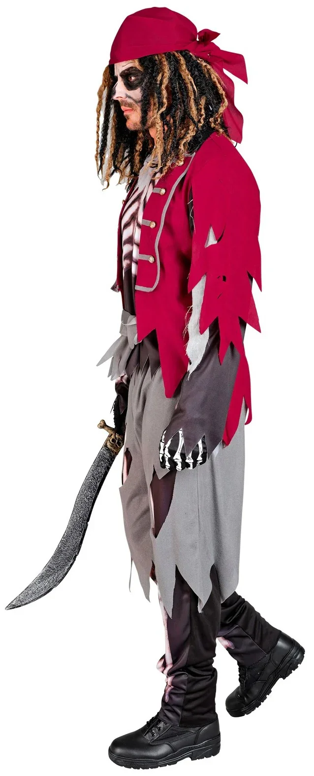 Disfraz de Esqueleto Bucanero para Hombre - Image 3