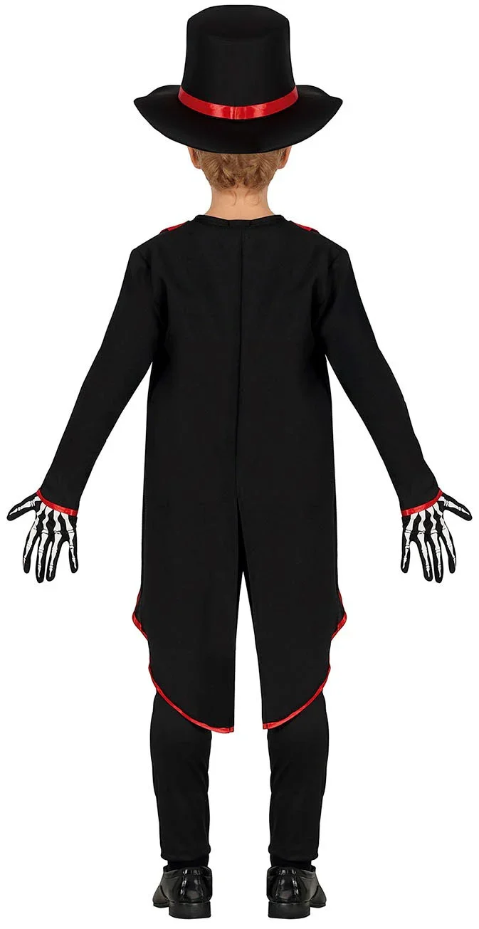 Disfraz de Esqueleto Elegante para Niño - Image 2