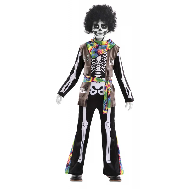 Disfraz de Esqueleto Hippie Infantil - Image 5