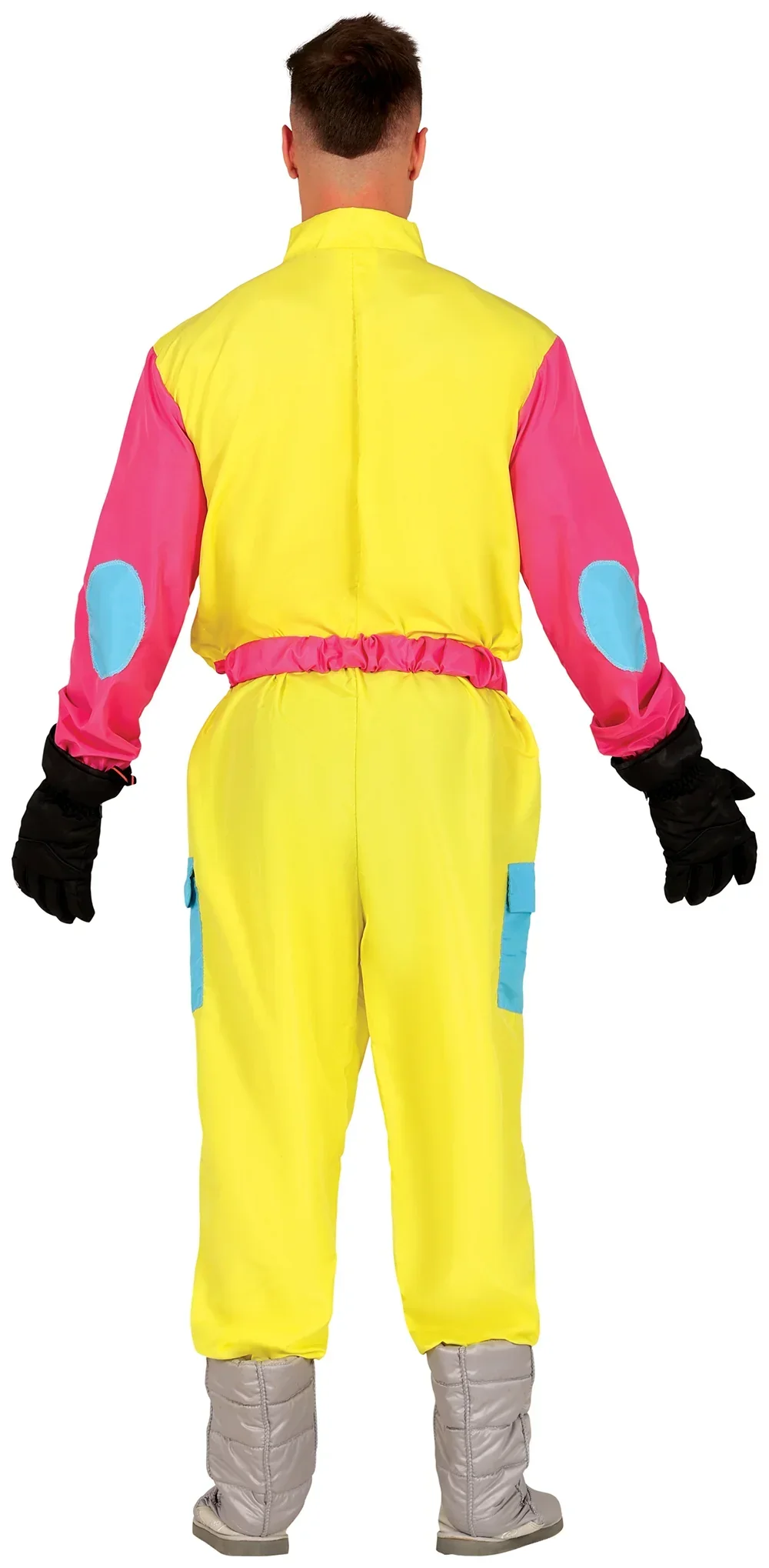 Disfraz de Esquiador Años 80 Amarillo para Hombre - Image 2