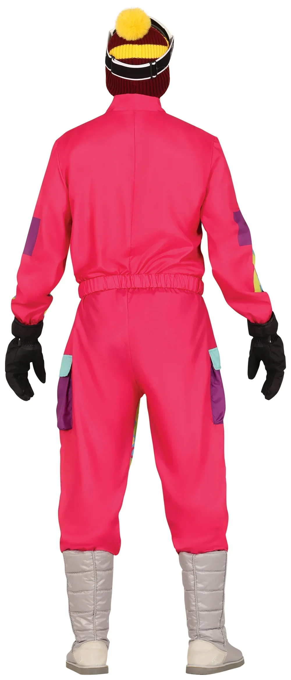Disfraz de Esquiador Años 80 Rosa para Hombre - Image 2