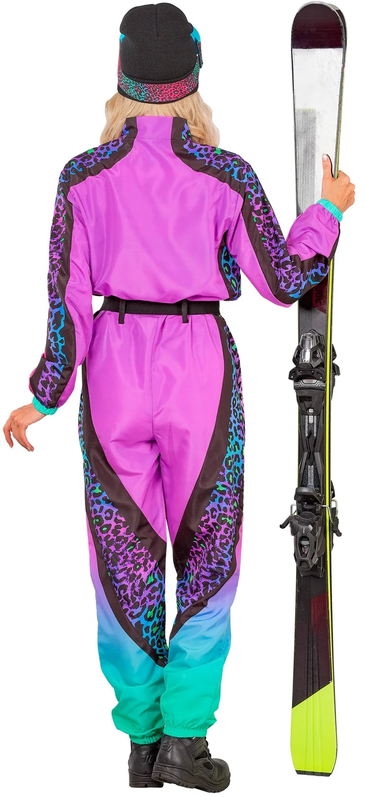 Disfraz de Esquiadora Leopardo Multicolor para Mujer - Image 2