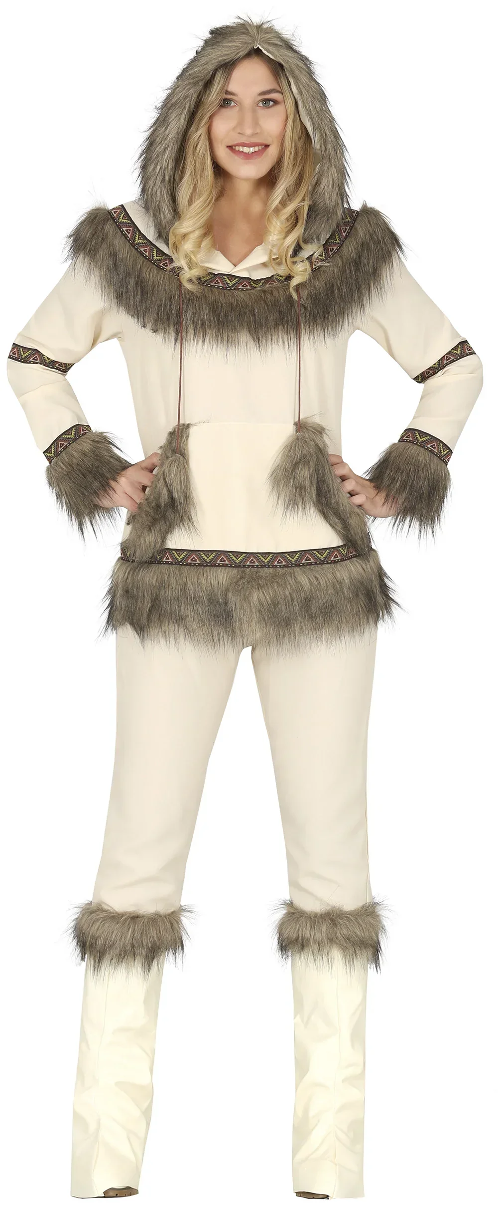 Disfraz de Esquimal Beige para Mujer