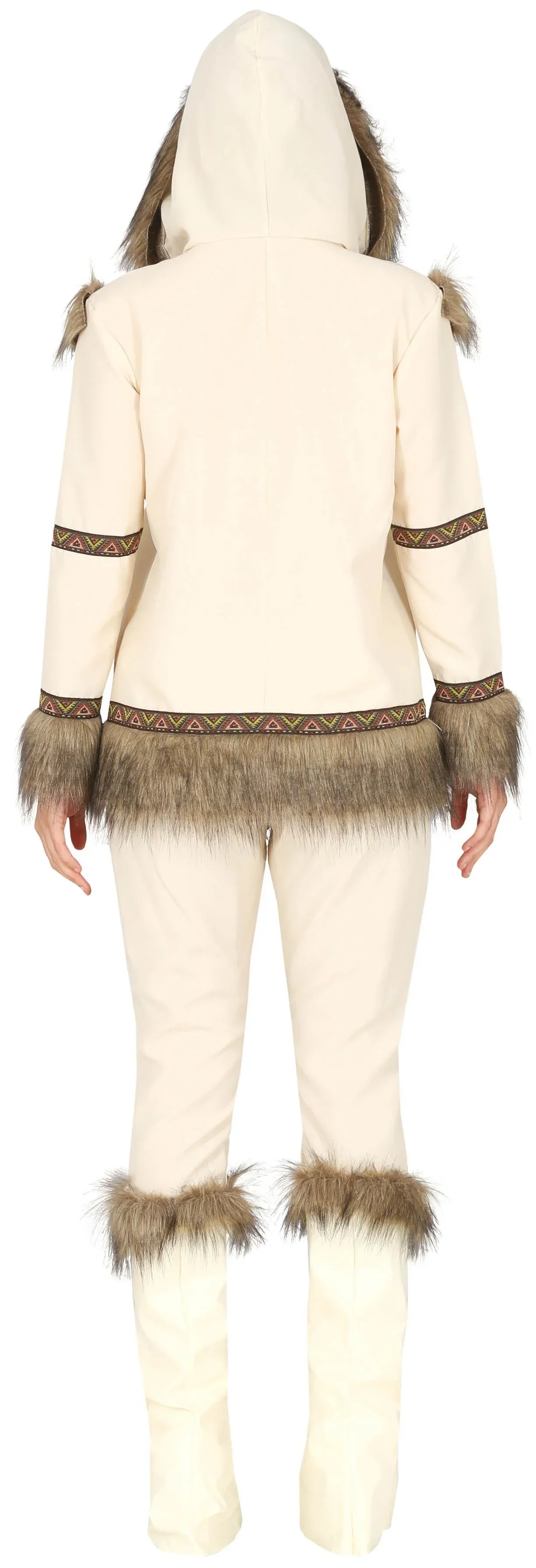 Disfraz de Esquimal Beige para Mujer - Image 2