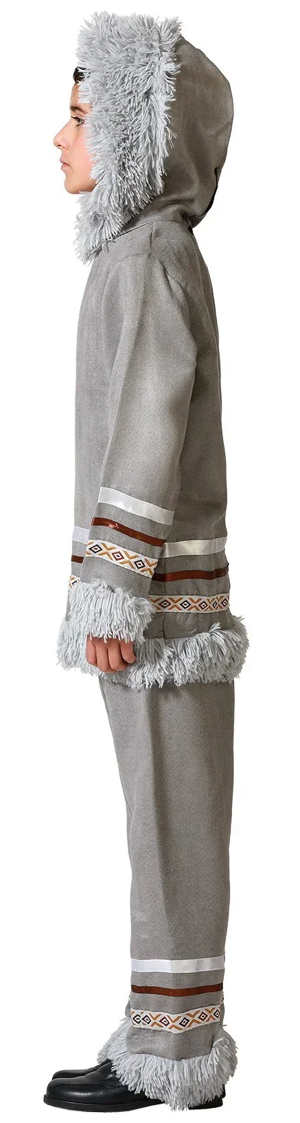 Disfraz de Esquimal Gris para Niño - Image 3