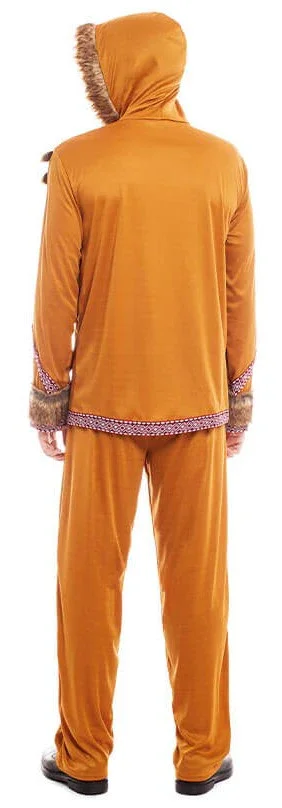 Disfraz de Esquimal del Polo Norte Marrón para Hombre - Image 2