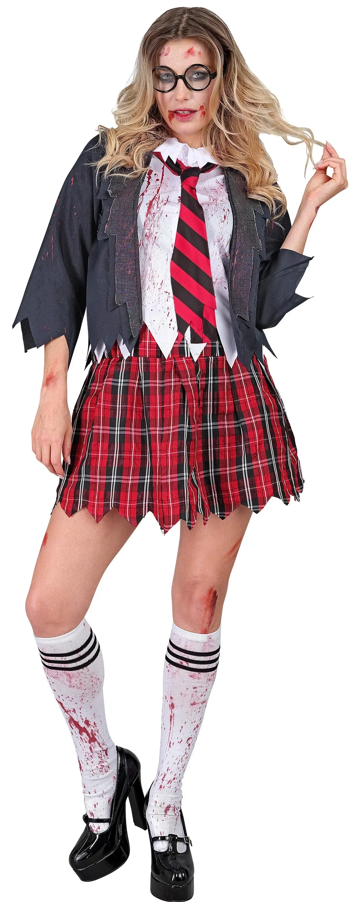 Disfraz de Estudiante Zombie para Mujer - Image 3