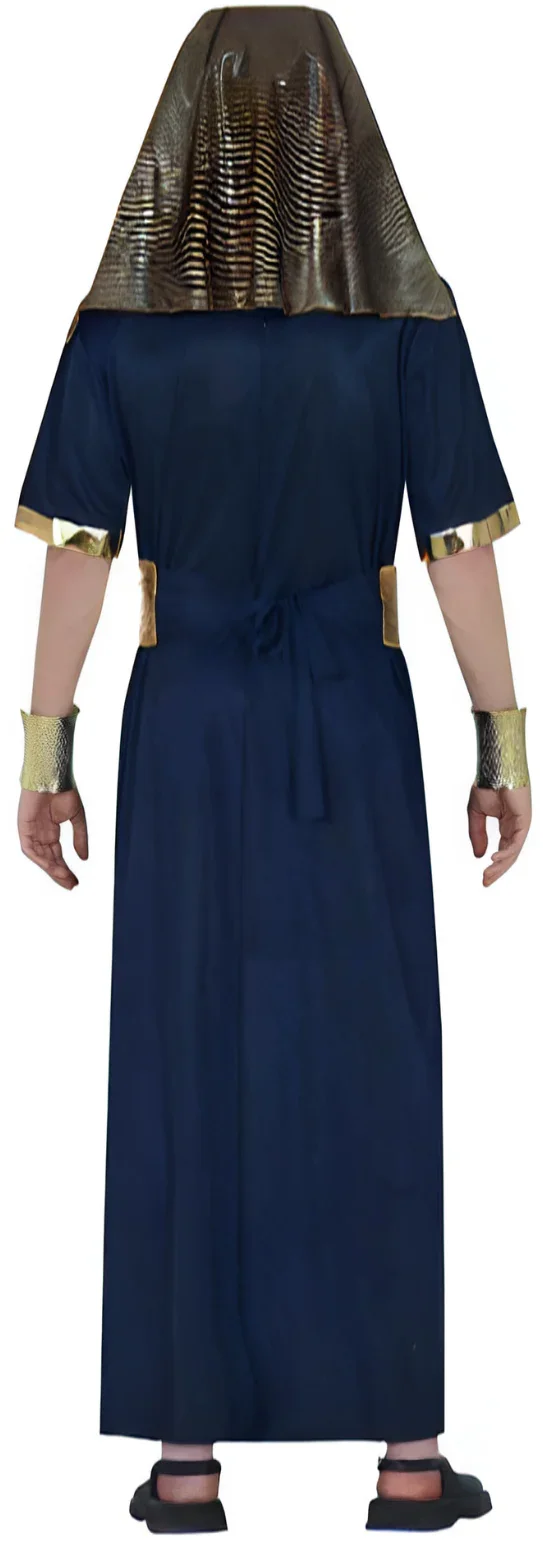 Disfraz de Faraón de Egipto Azul Marino para Hombre - Image 2