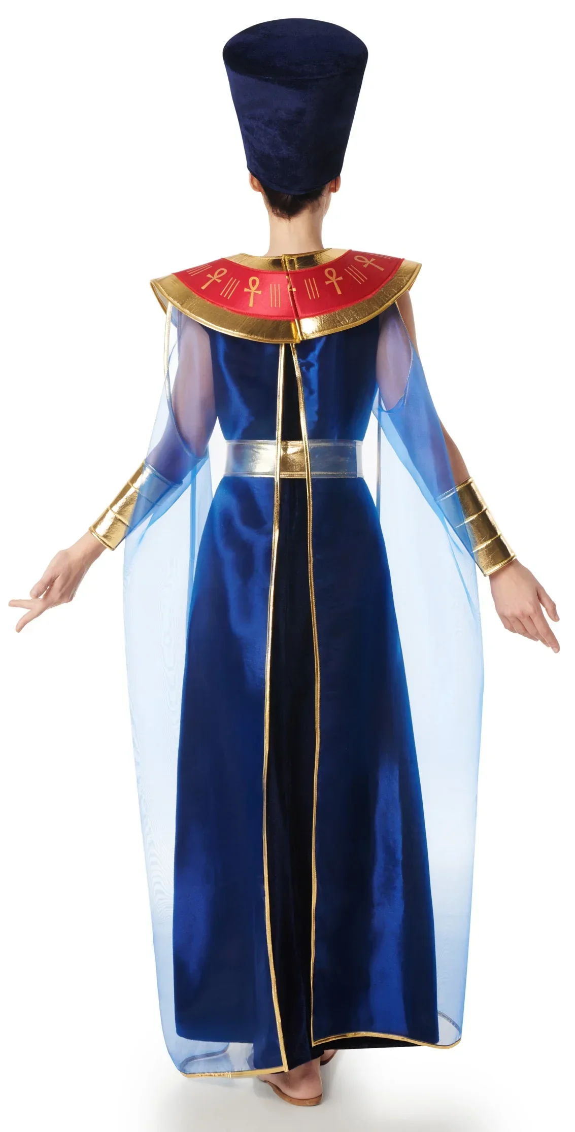 Disfraz de Faraona Egipcia Elegante Azul para Mujer - Image 2
