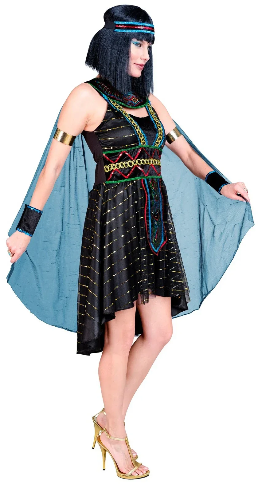 Disfraz de Faraona Egipcia Elegante para Mujer - Image 3