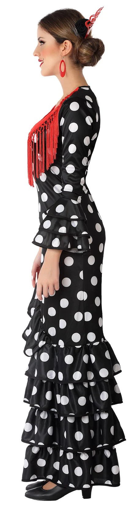 Disfraz de Flamenca Negro para Adulto - Image 3