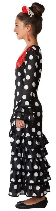 Disfraz de Flamenca Negro Infantil - Image 3