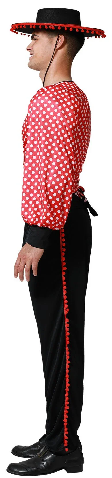 Disfraz de Flamenco con Camisa de Lunares para Hombre - Image 3