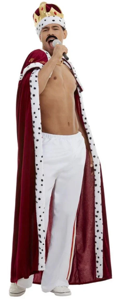 Disfraz de Freddie Mercury con Capa para Adulto - Image 4