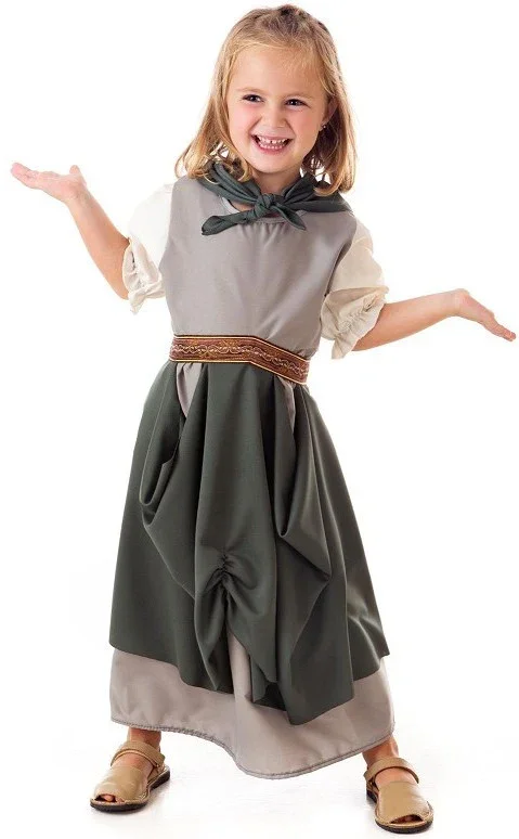 Disfraz de Frutera Medieval para Niña - Image 3
