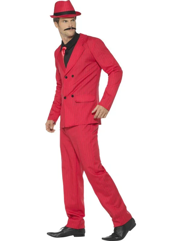 Disfraz de Gangster Rojo para Hombre - Image 4