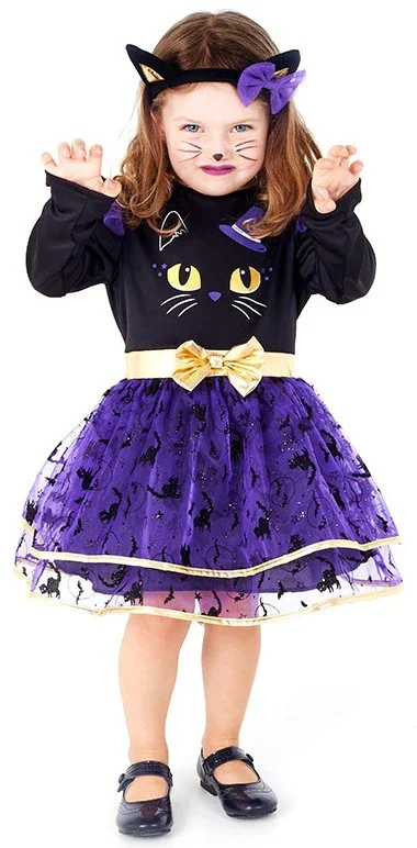Disfraz de Gatita Bruja para Niña - Image 2